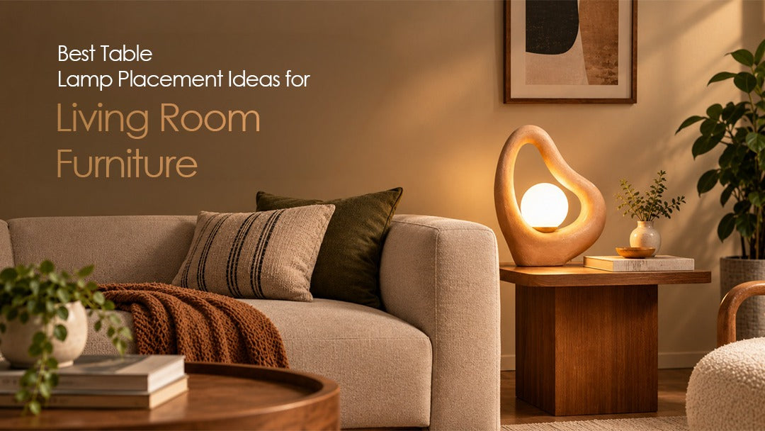 Best Table Lamp Placement Ideas for Living Room Furniture
